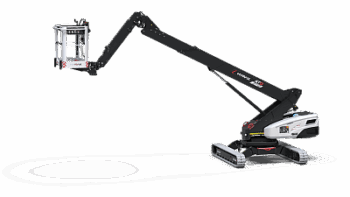 Telescoophoogwerker rups 12 meter elektrisch